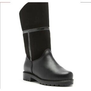 NEW La Canadienne Shearling Lined Boots Womens 8 Cozy Winter Warm Fur City
